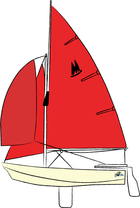 Caution Water - Dinghy Class - Mirror