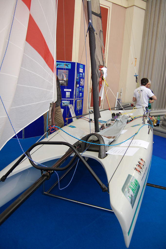 Dinghy Show 2008 Caution Water Sailing Gallery A Laser Vortex not quite a dinghy but not a