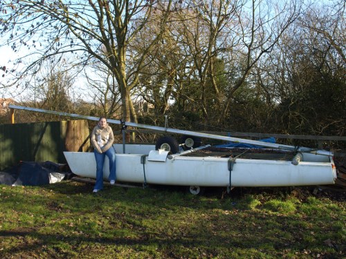 A nice large catamaran