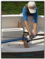 Photo 32, Feed the mainsheet through